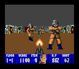 Wolfenstein 3D (Japan) In game screenshot